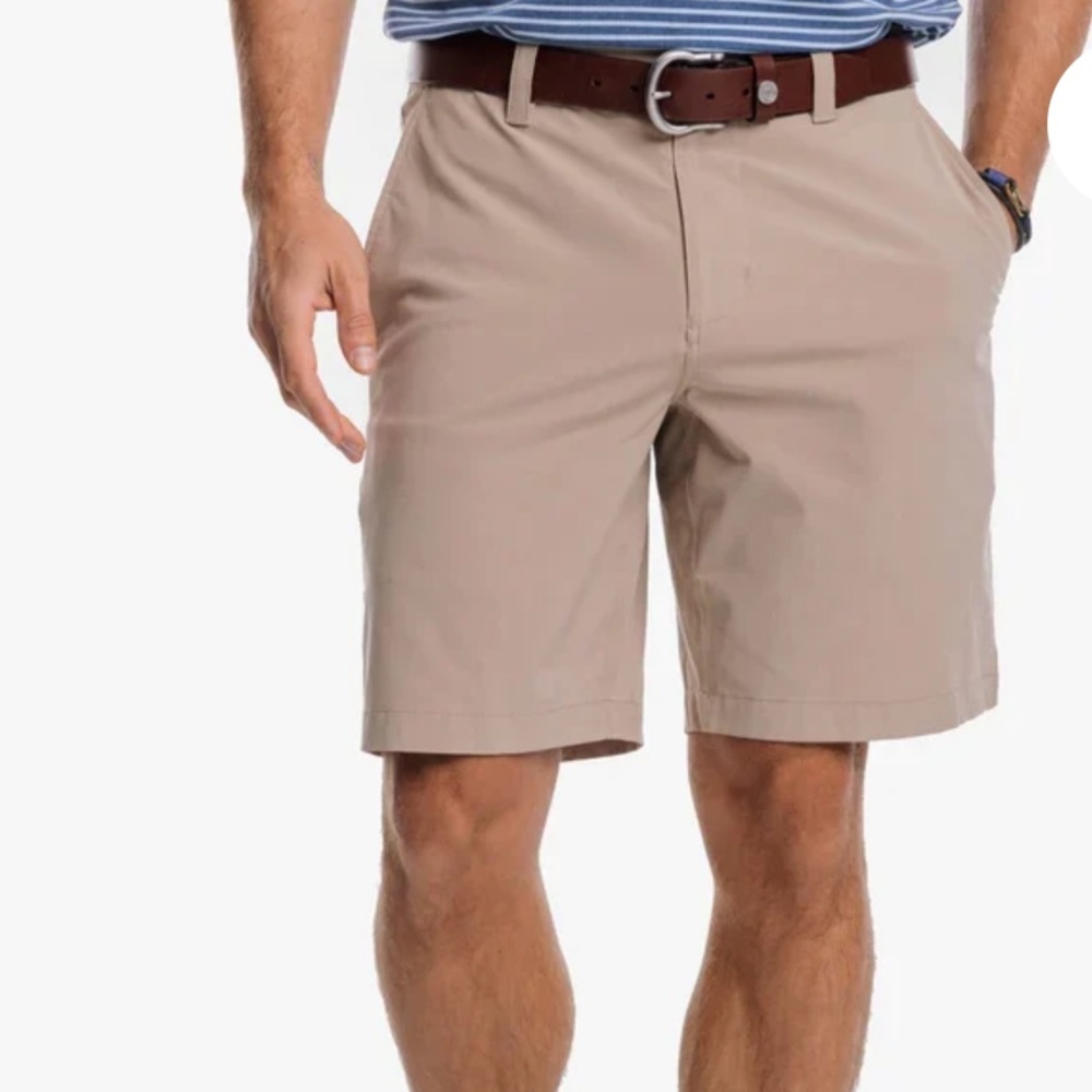 NEW Southern Tide T3 Gulf Shots Waist 36 Sandstone Khaki